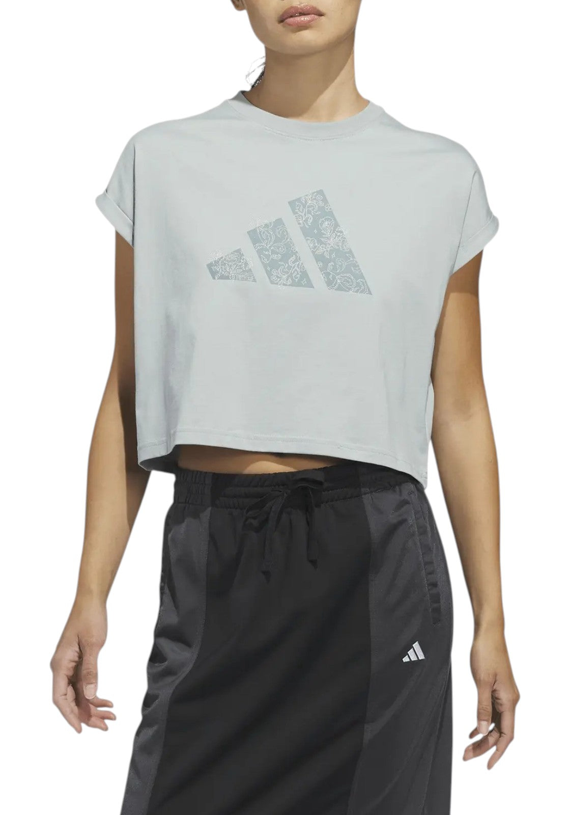 T-SHIRT E CANOTTE Celeste Polvere Adidas