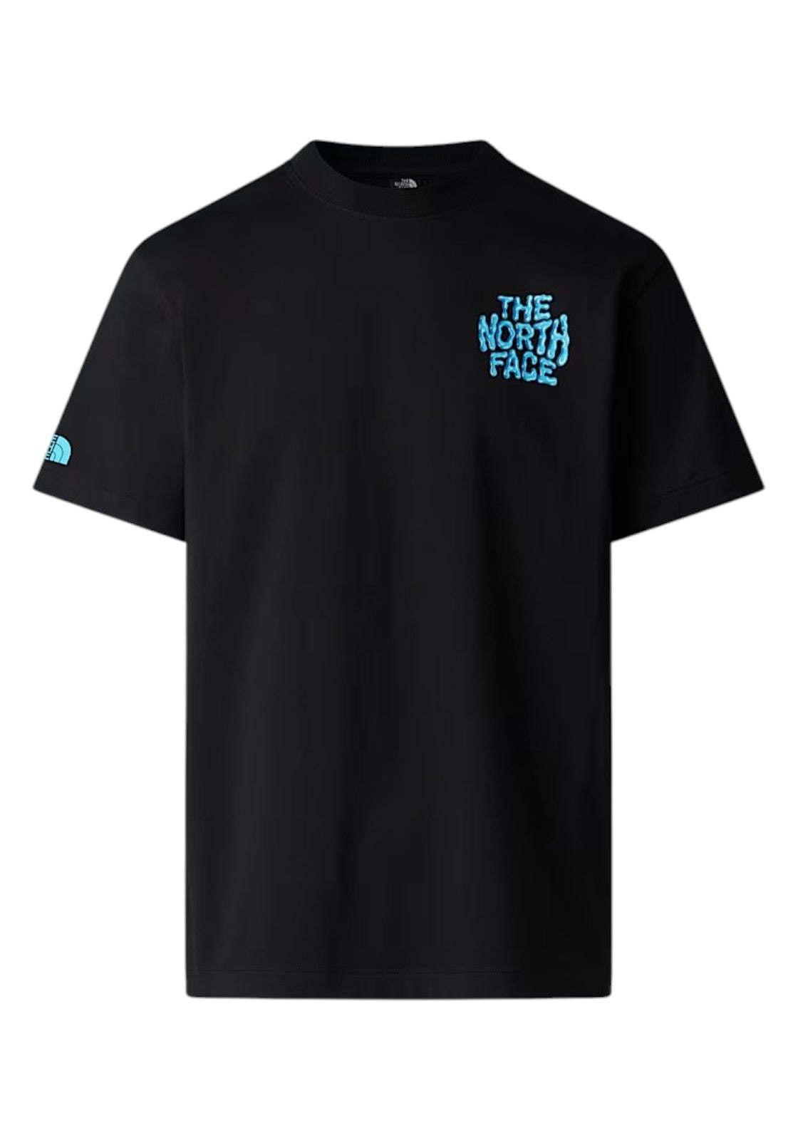 T-SHIRT E CANOTTE Nero/azzurro The North Face