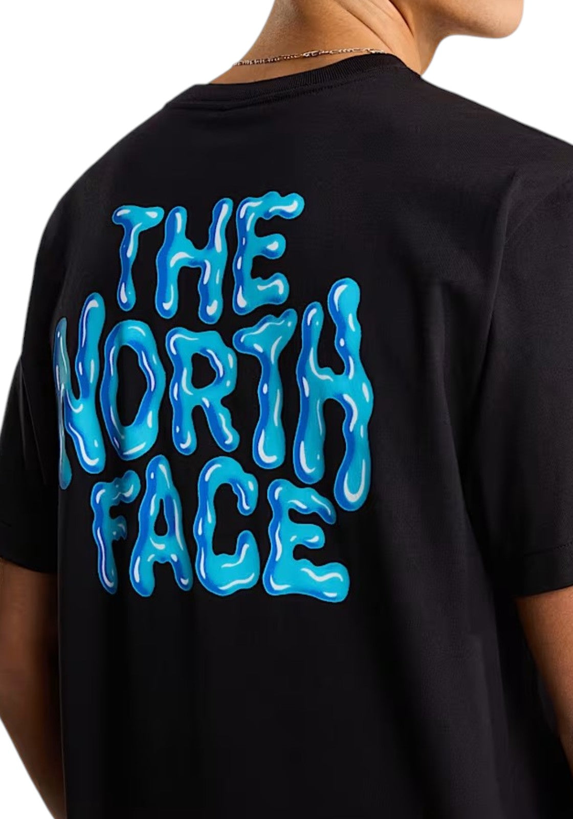 T-SHIRT E CANOTTE Nero/azzurro The North Face