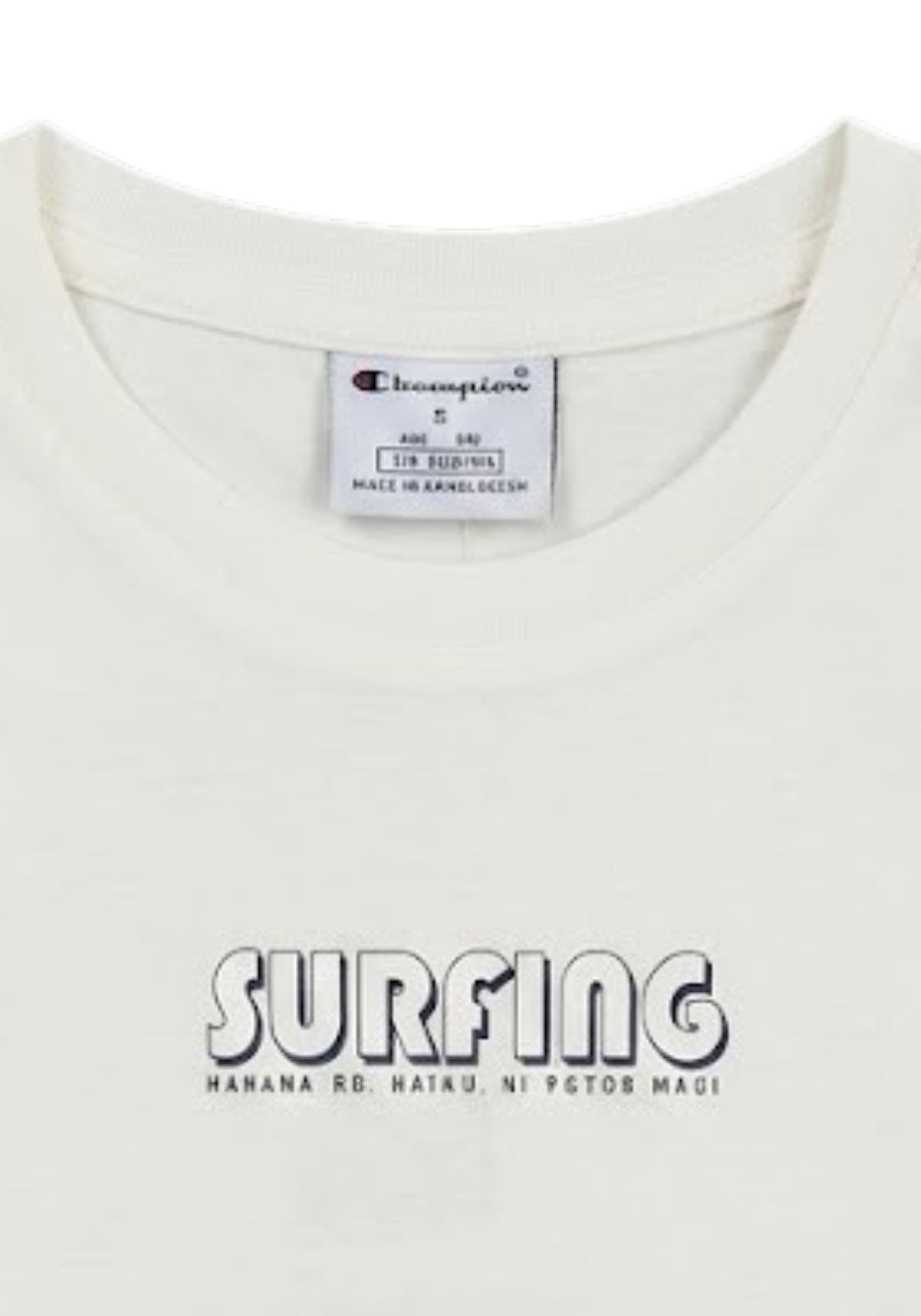 T-SHIRT E CANOTTE Panna/blu Champion