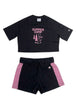 TUTE Nero/rosa Champion