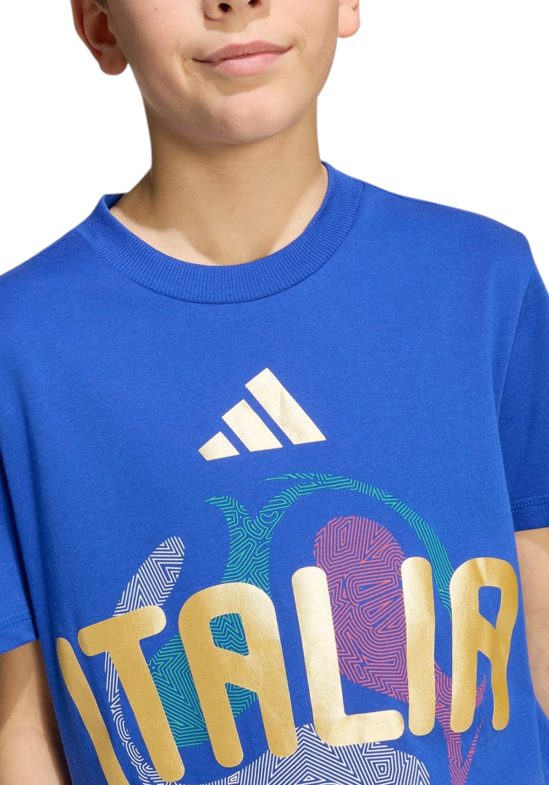 T-SHIRT E CANOTTE Azzurro/oro Adidas