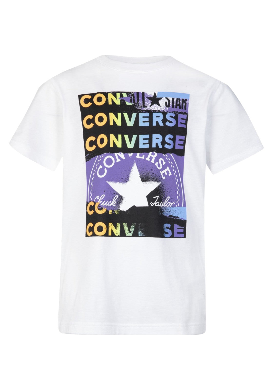 T-SHIRT E CANOTTE Bianco/arancio Converse