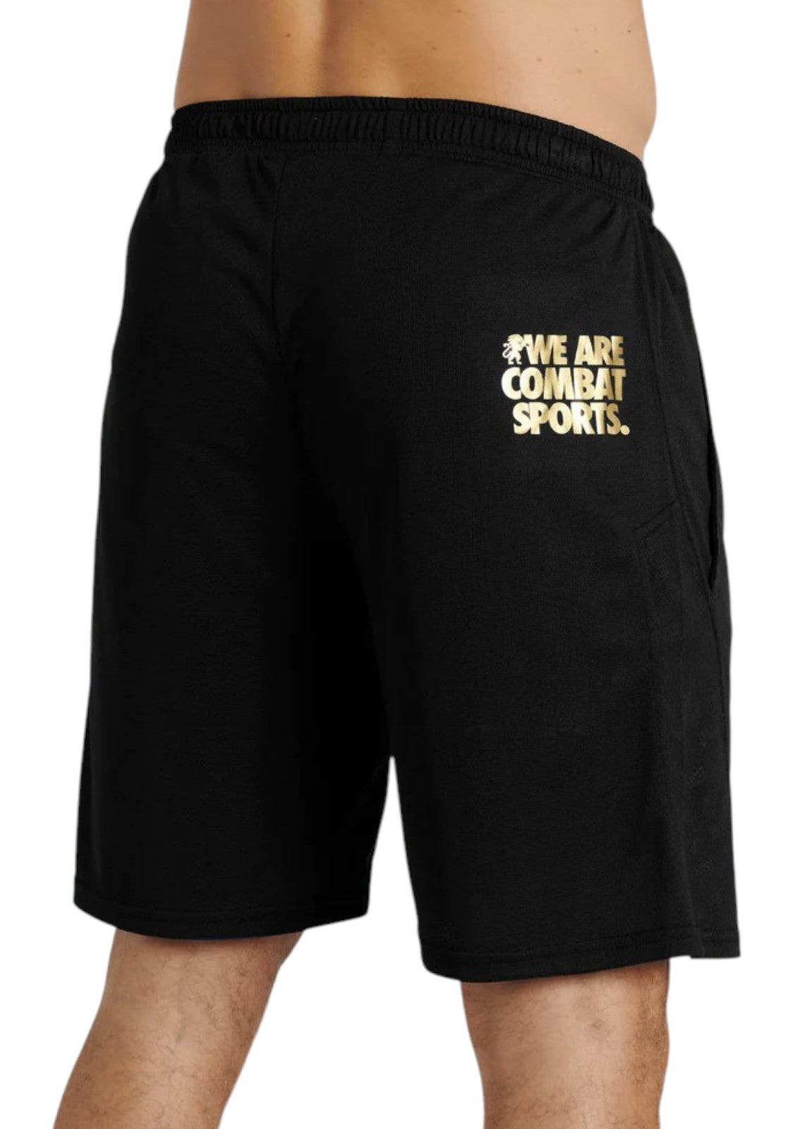 PANTALONCINI Nero/oro Leone