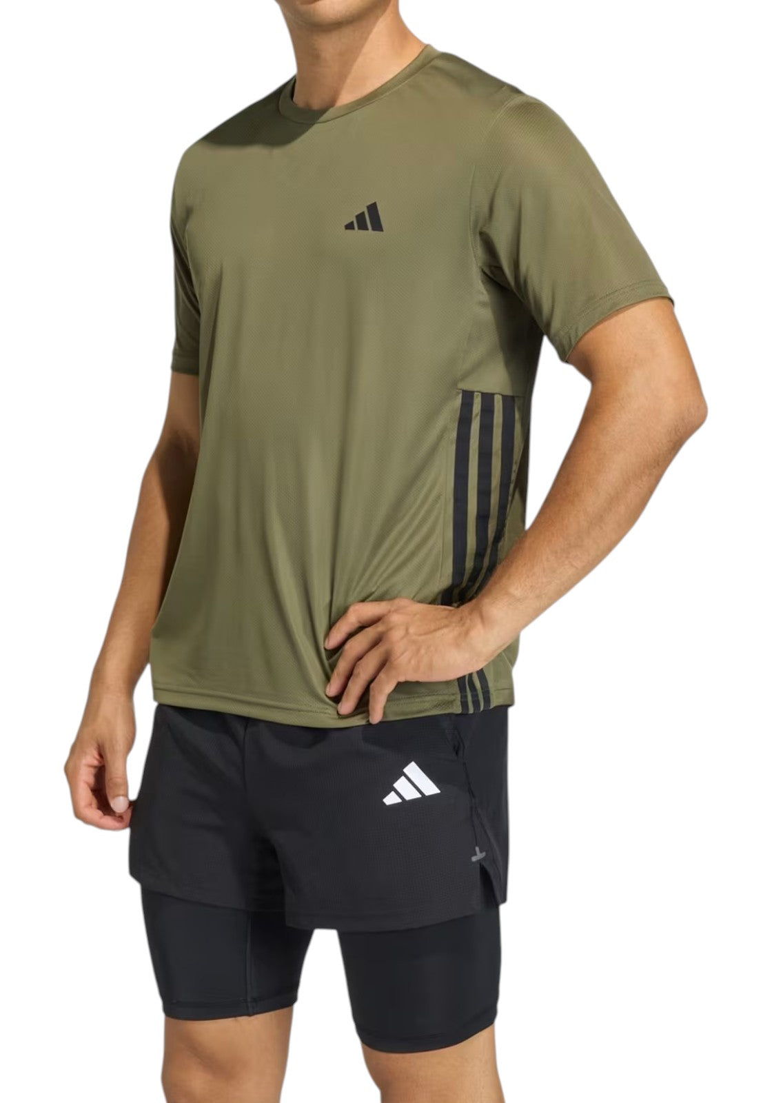 T-SHIRT E CANOTTE Verde/nero Adidas
