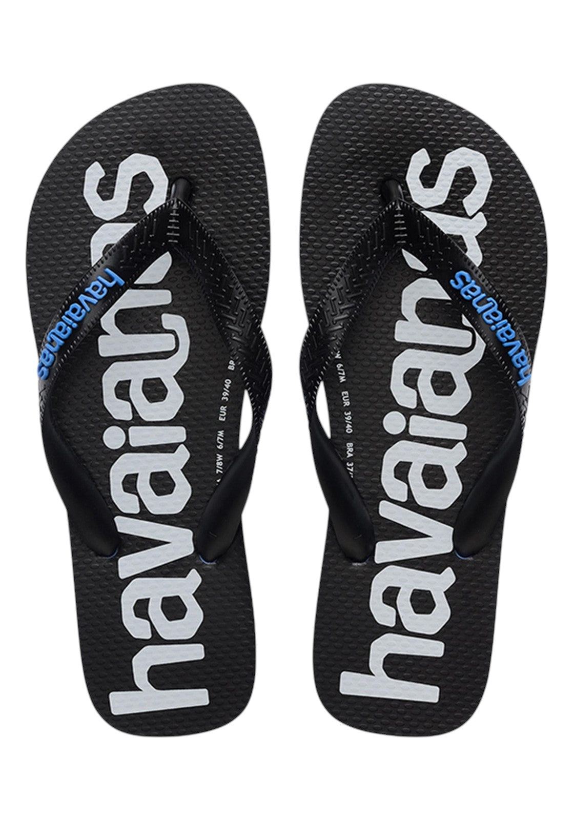 CIABATTE-INFRADITO Nero/azzurro Havaianas