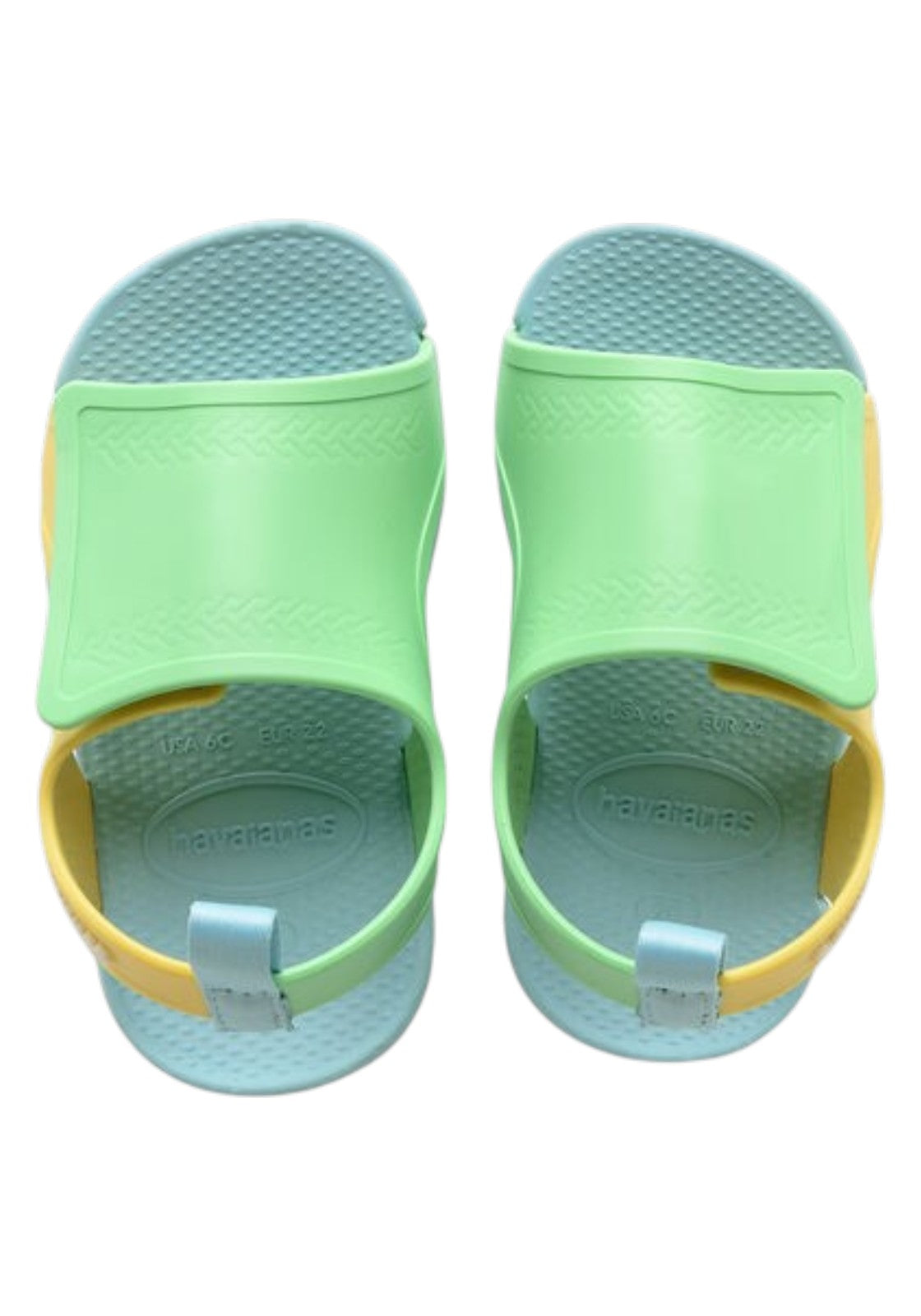 CIABATTE-INFRADITO Celeste/verde Havaianas