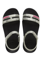 CIABATTE-INFRADITO Nero/argento Havaianas
