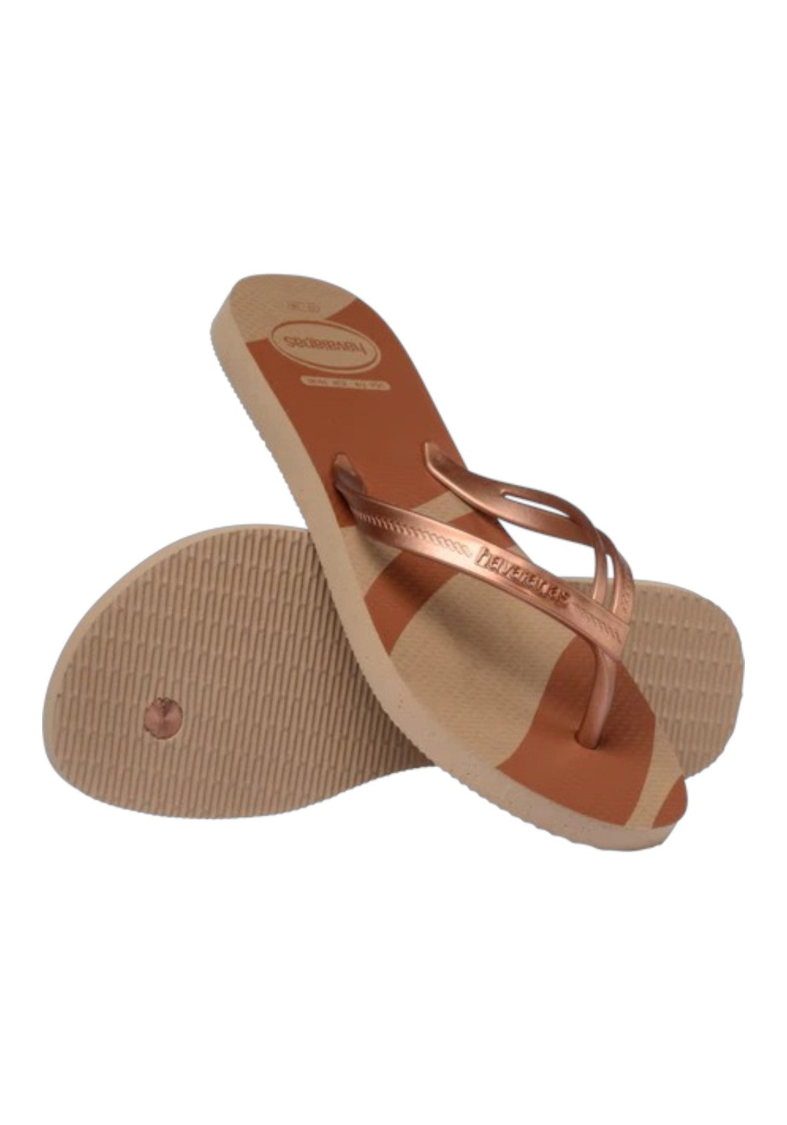 CIABATTE-INFRADITO Marrone/oro Havaianas