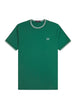 T-SHIRT E CANOTTE Verde/bianco Fred Perry