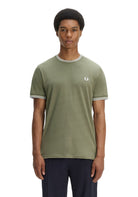 T-SHIRT E CANOTTE Verde/grigio Fred Perry