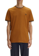 T-SHIRT E CANOTTE Caramello Fred Perry