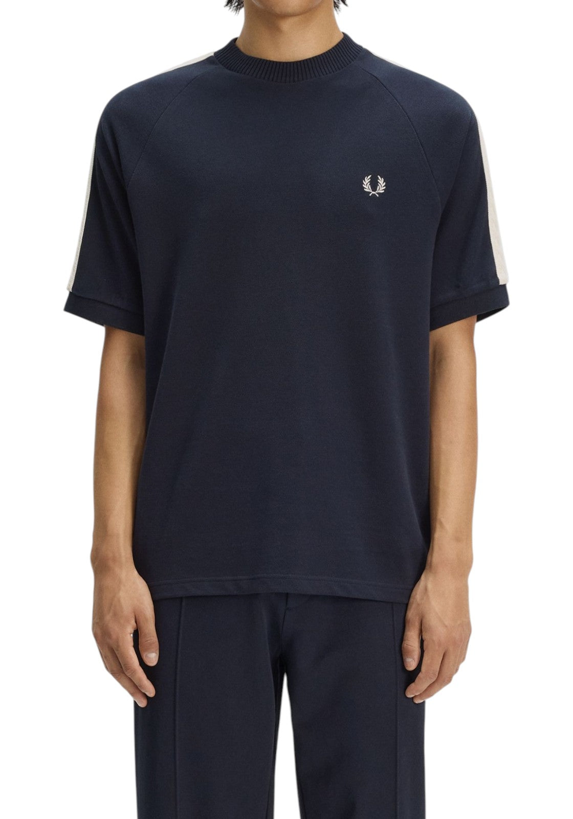T-SHIRT E CANOTTE Blu/panna Fred Perry