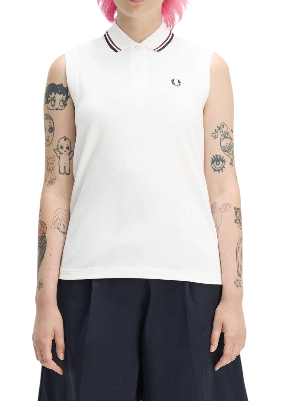 MAGLIONI E POLO Bianco/blu Fred Perry