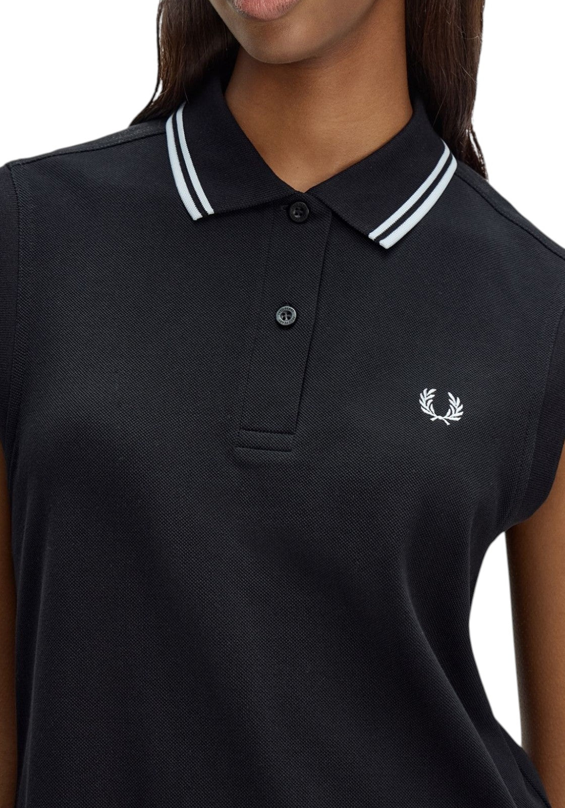 VESTITI-GONNE Nero/celeste Fred Perry