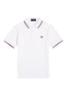 MAGLIONI E POLO Bianco/bordeaux Fred Perry