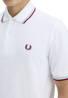 MAGLIONI E POLO Bianco/bordeaux Fred Perry