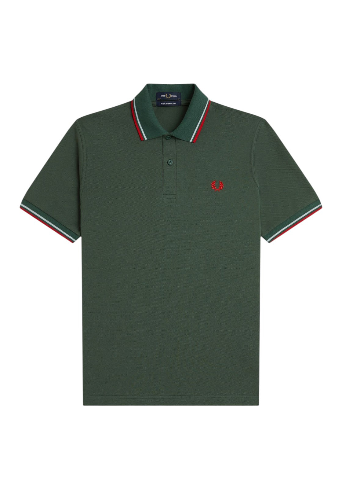 MAGLIONI E POLO Verde/rosso Fred Perry