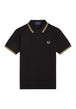 MAGLIONI E POLO Nero/oro Fred Perry