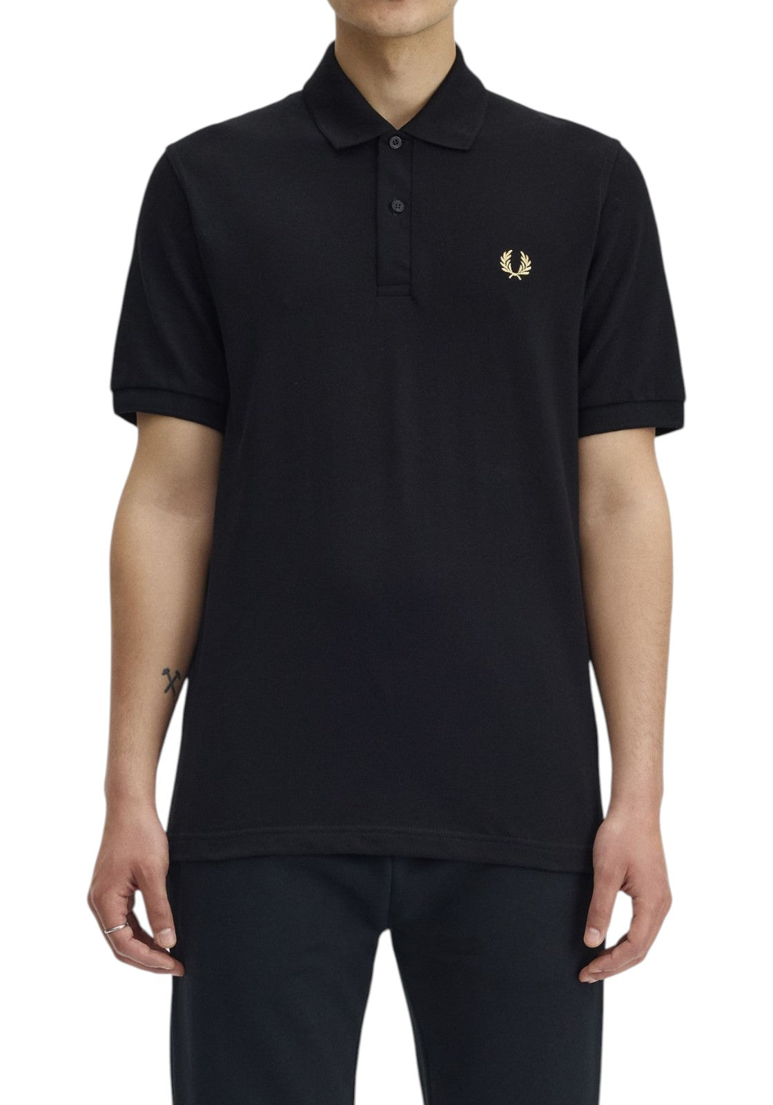 MAGLIONI E POLO Nero/oro Fred Perry