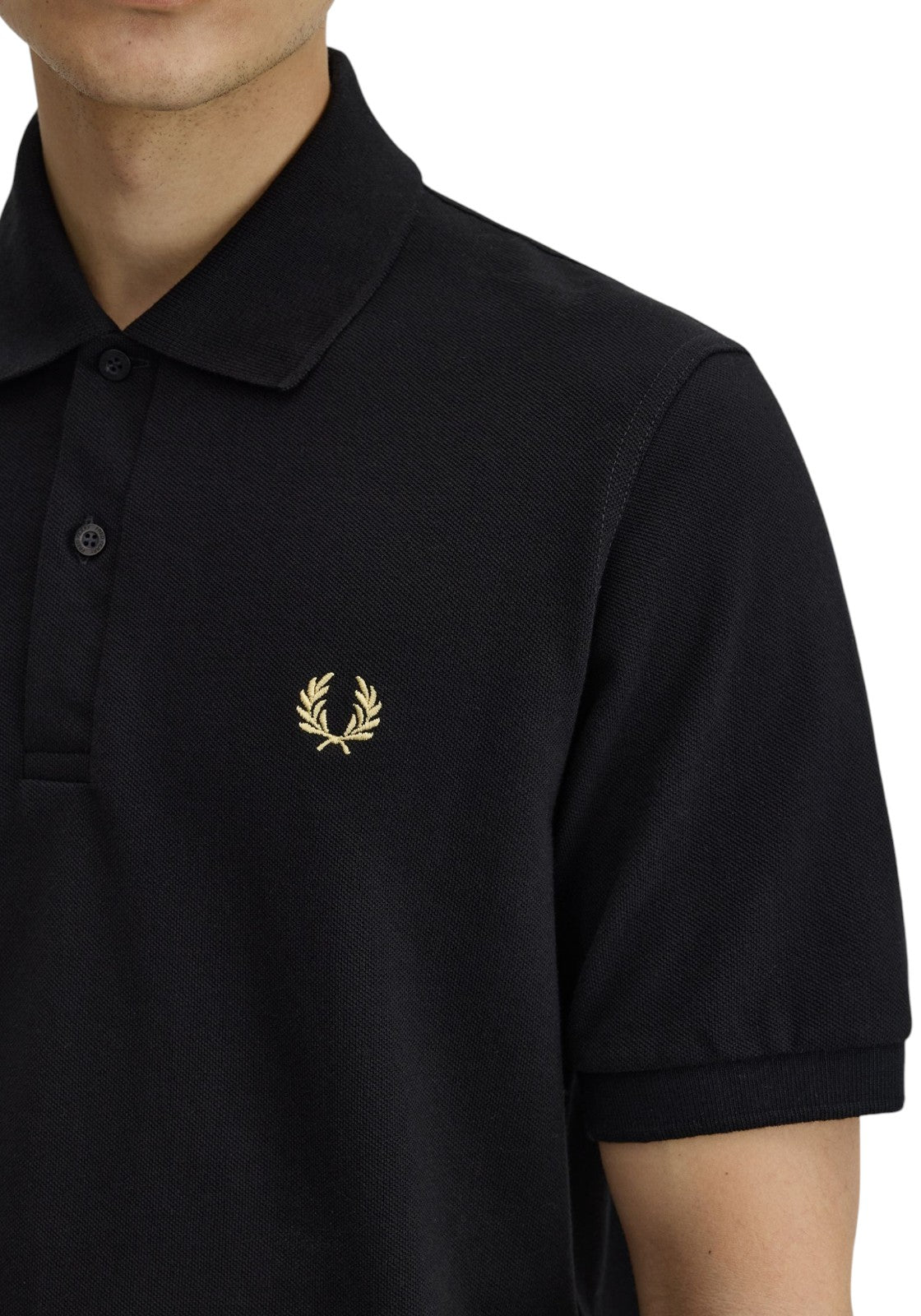 MAGLIONI E POLO Nero/oro Fred Perry