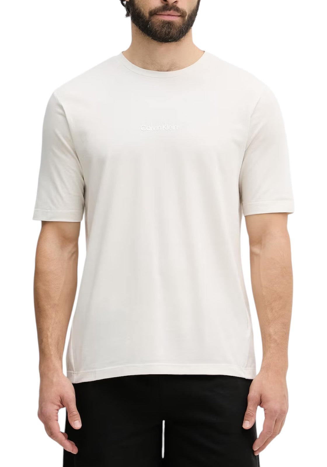 T-SHIRT E CANOTTE Natural White Calvin Klein
