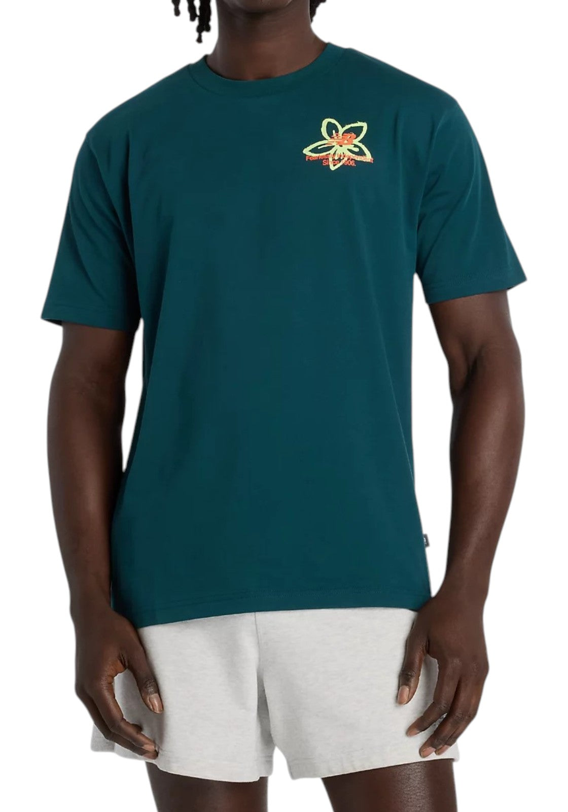 T-SHIRT E CANOTTE Verde/arancio New Balance