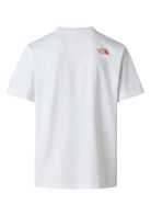 T-SHIRT E CANOTTE Bianco/arancio The North Face