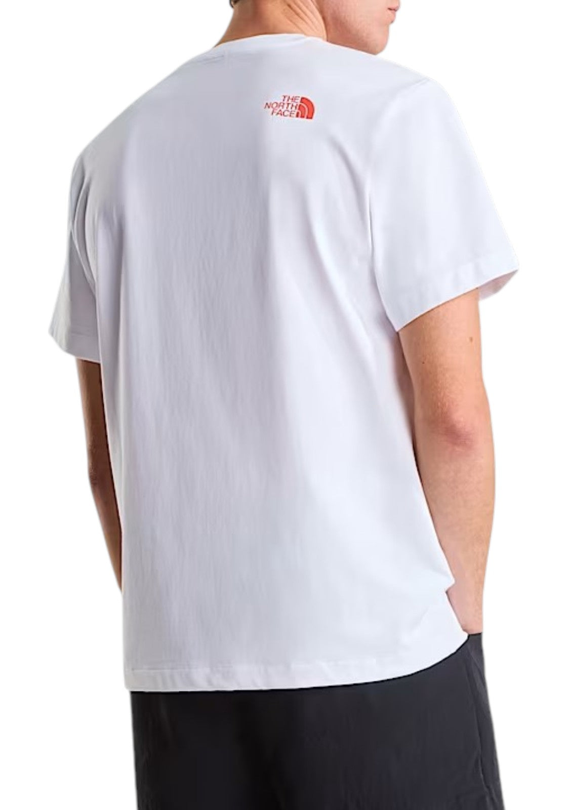 T-SHIRT E CANOTTE Bianco/arancio The North Face