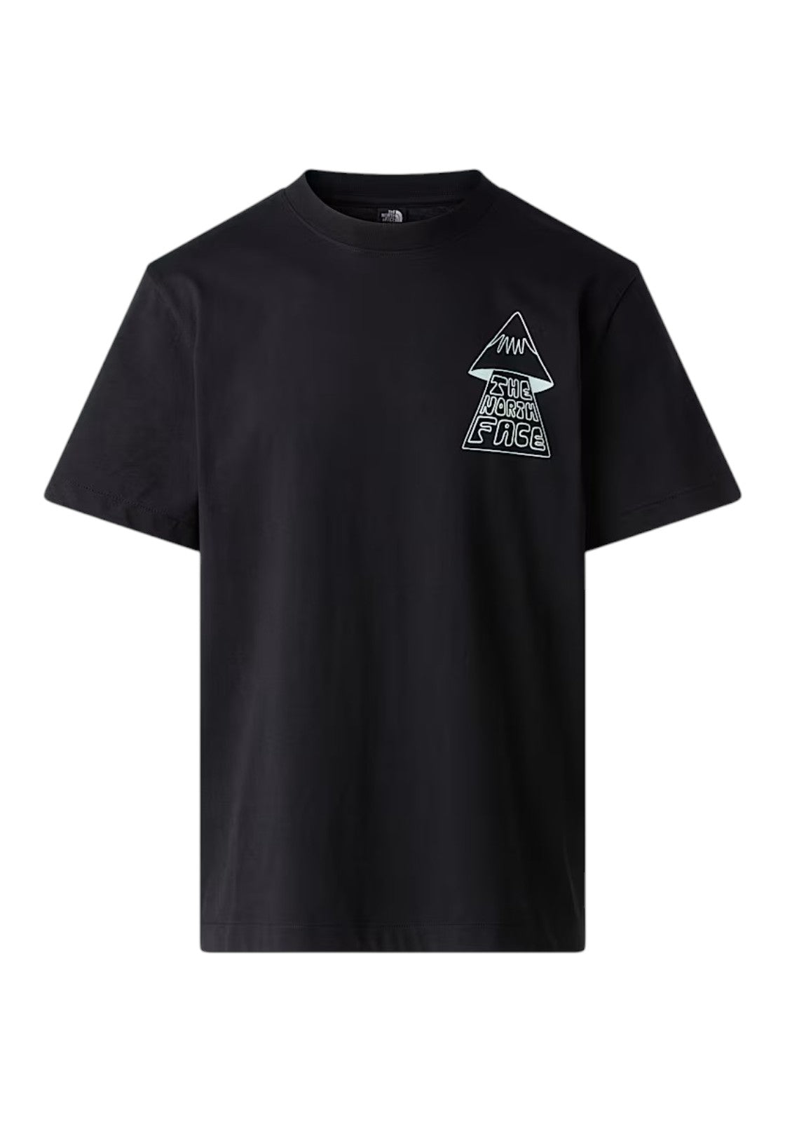 T-SHIRT E CANOTTE Nero/verde The North Face