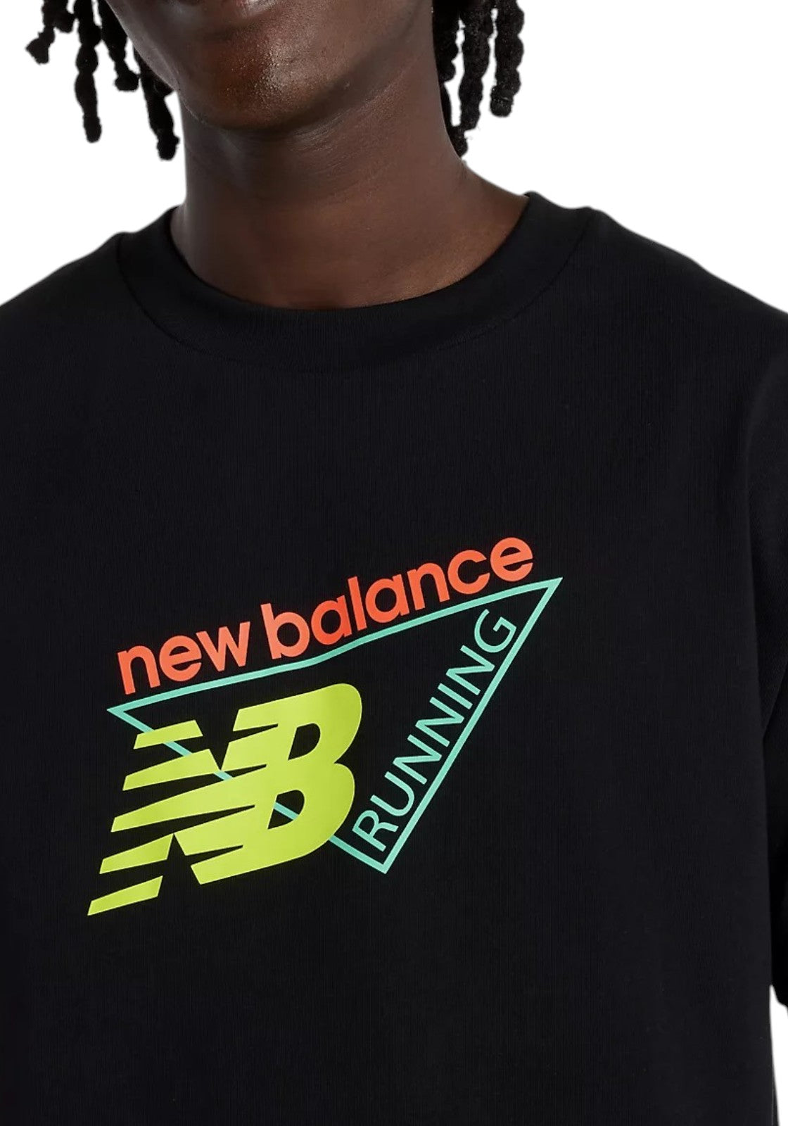 T-SHIRT E CANOTTE Nero/giallo New Balance