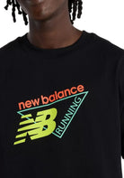 T-SHIRT E CANOTTE Nero/giallo New Balance