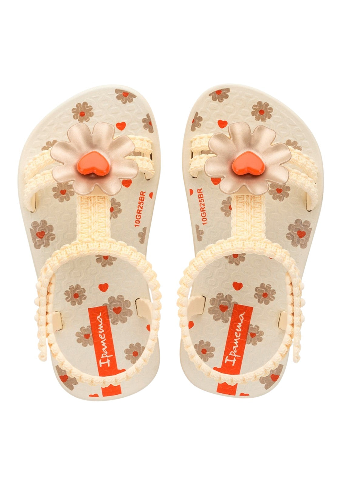 CIABATTE-INFRADITO Beige/oro Ipanema