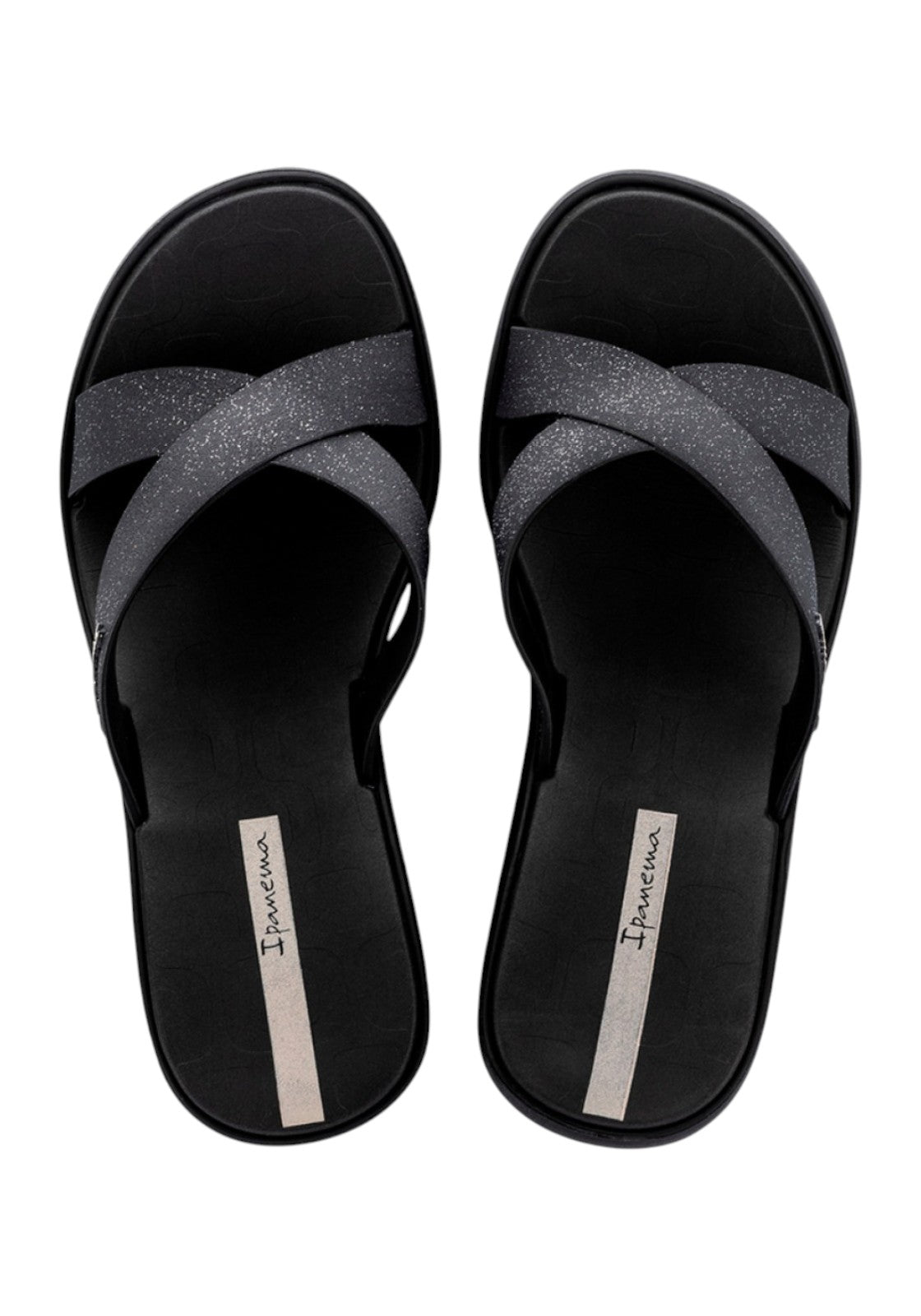 CIABATTE-INFRADITO Nero Glitter Ipanema