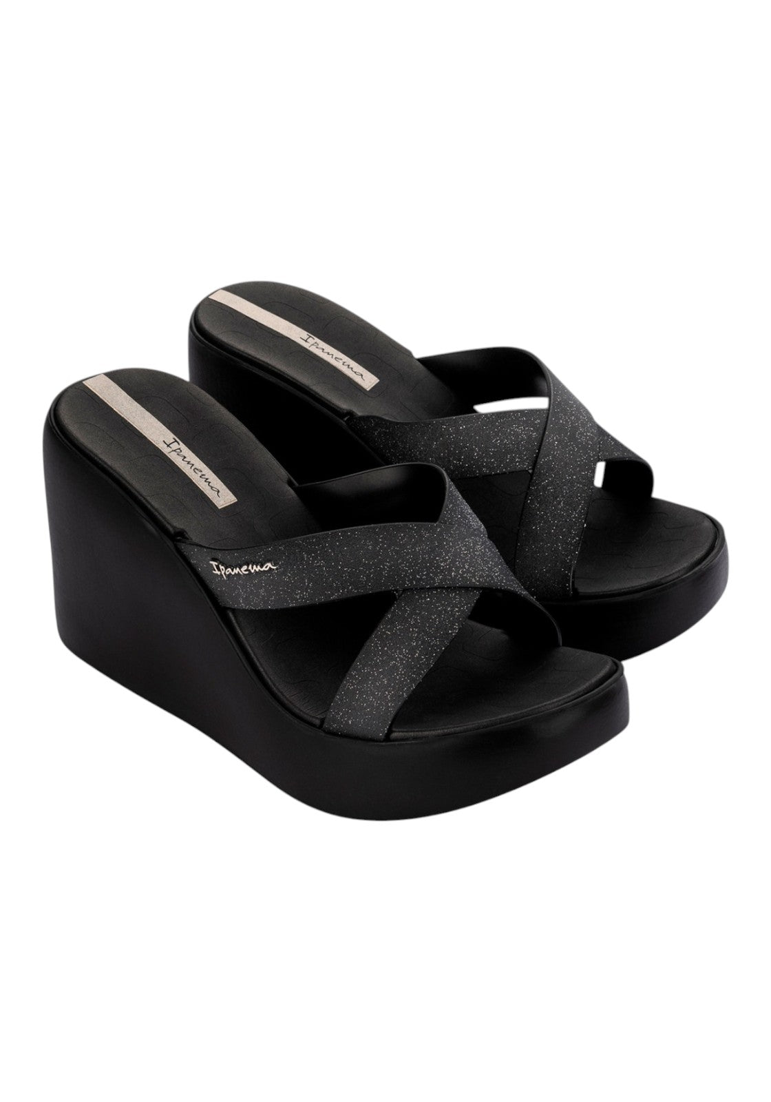 CIABATTE-INFRADITO Nero Glitter Ipanema