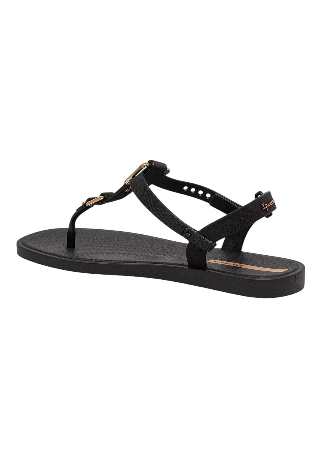 CIABATTE-INFRADITO Nero/oro Ipanema