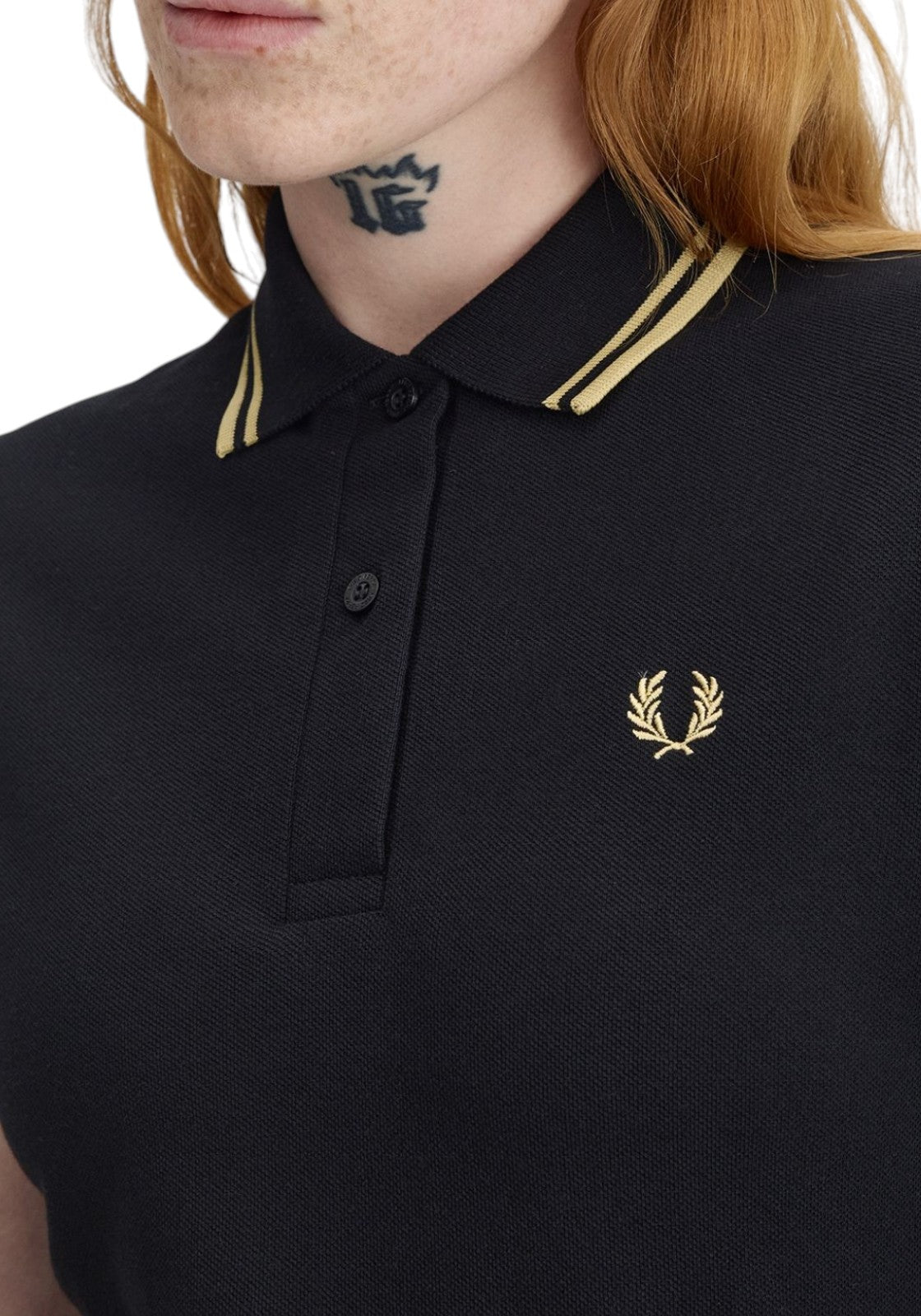 MAGLIONI E POLO Nero/oro Fred Perry