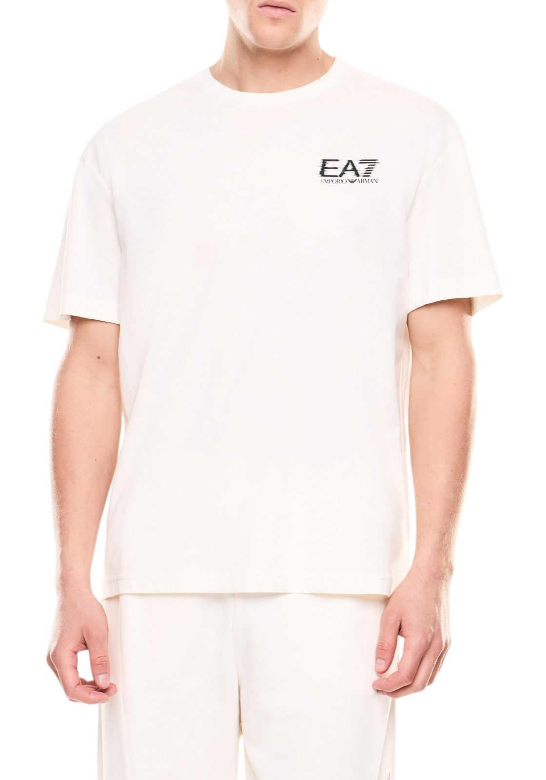 T-SHIRT E CANOTTE Panna/nero Ea7