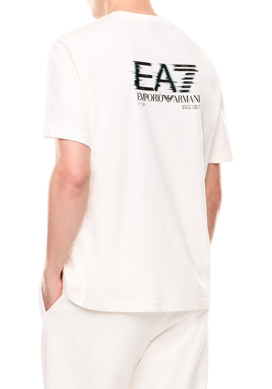T-SHIRT E CANOTTE Panna/nero Ea7