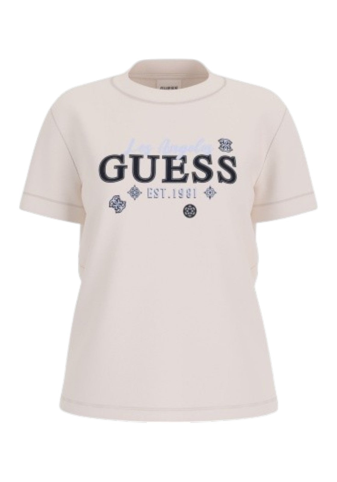T-SHIRT E CANOTTE Natural White Guess