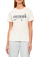 T-SHIRT E CANOTTE Natural White Guess