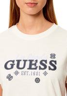 T-SHIRT E CANOTTE Natural White Guess
