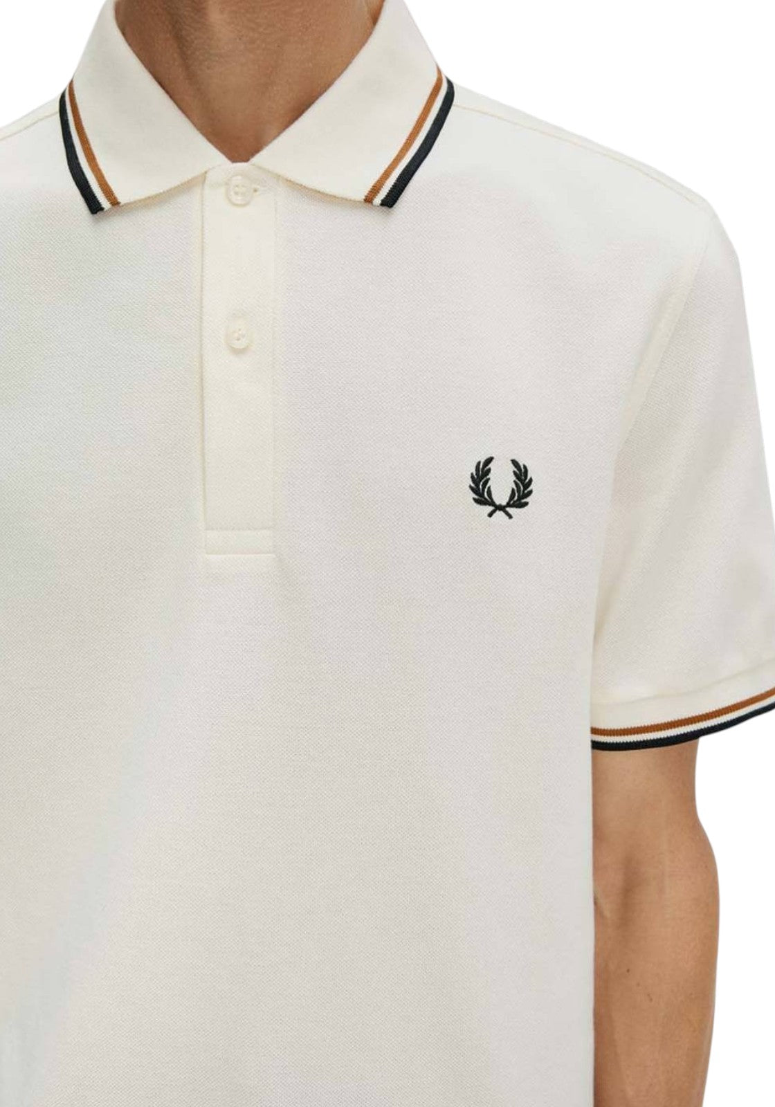 MAGLIONI E POLO Ecru Fred Perry