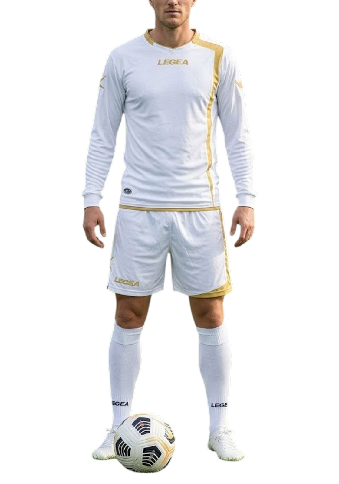 CALCIO Bianco/oro Legea