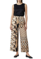 PANTALONI Beige/nero Cafenoir