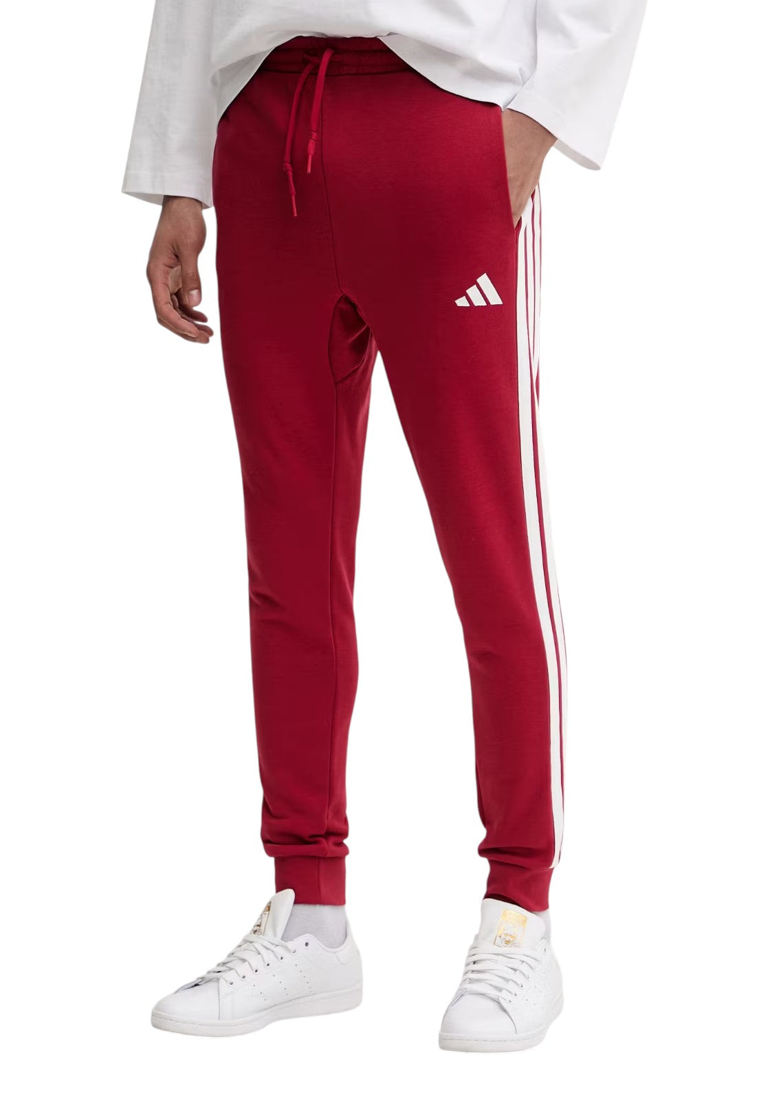 PANTALONI Rosso/bianco Adidas