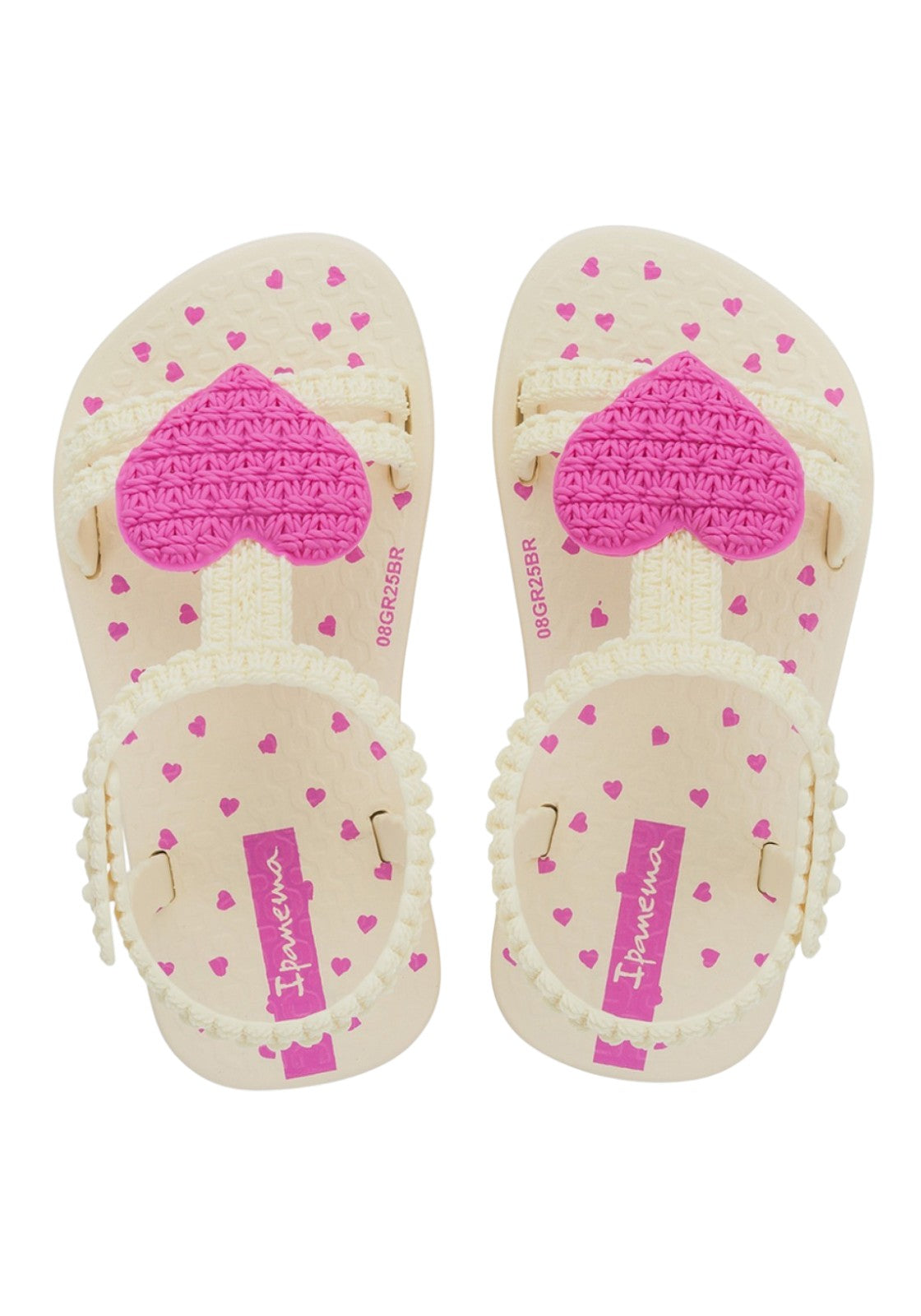 CIABATTE-INFRADITO Beige/fuxia Ipanema