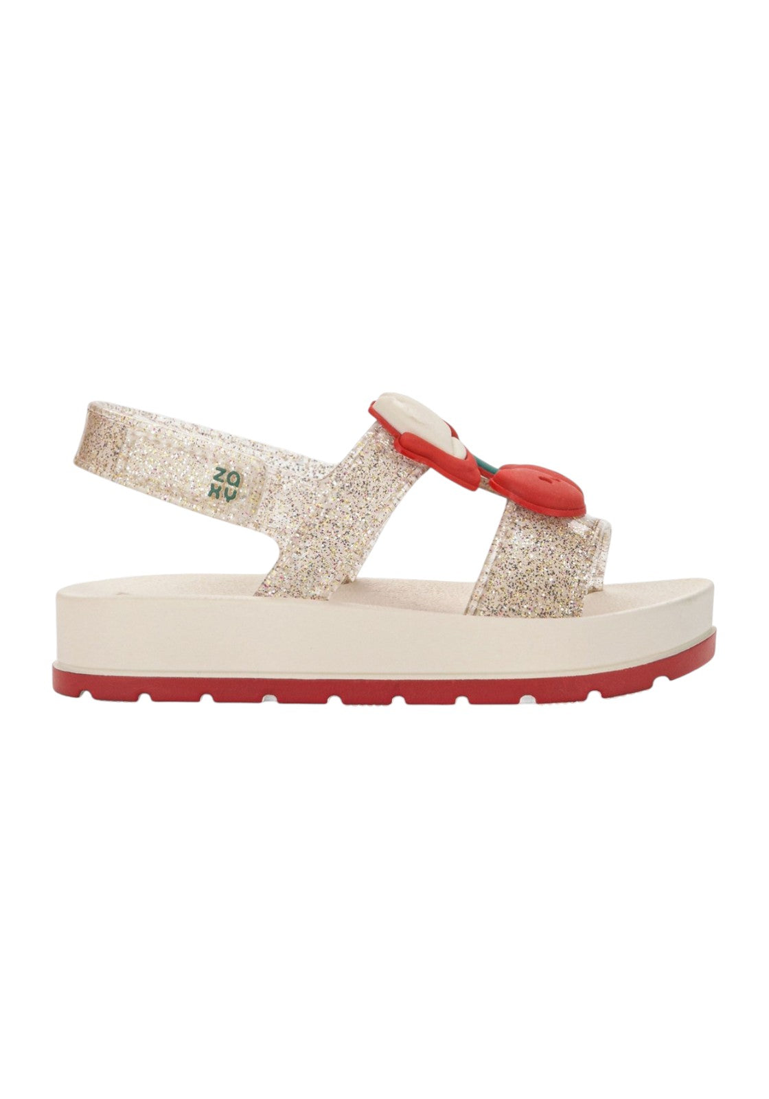 CIABATTE-INFRADITO Beige/rosso Zaxy