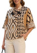 CAMICIE Beige/nero Cafenoir