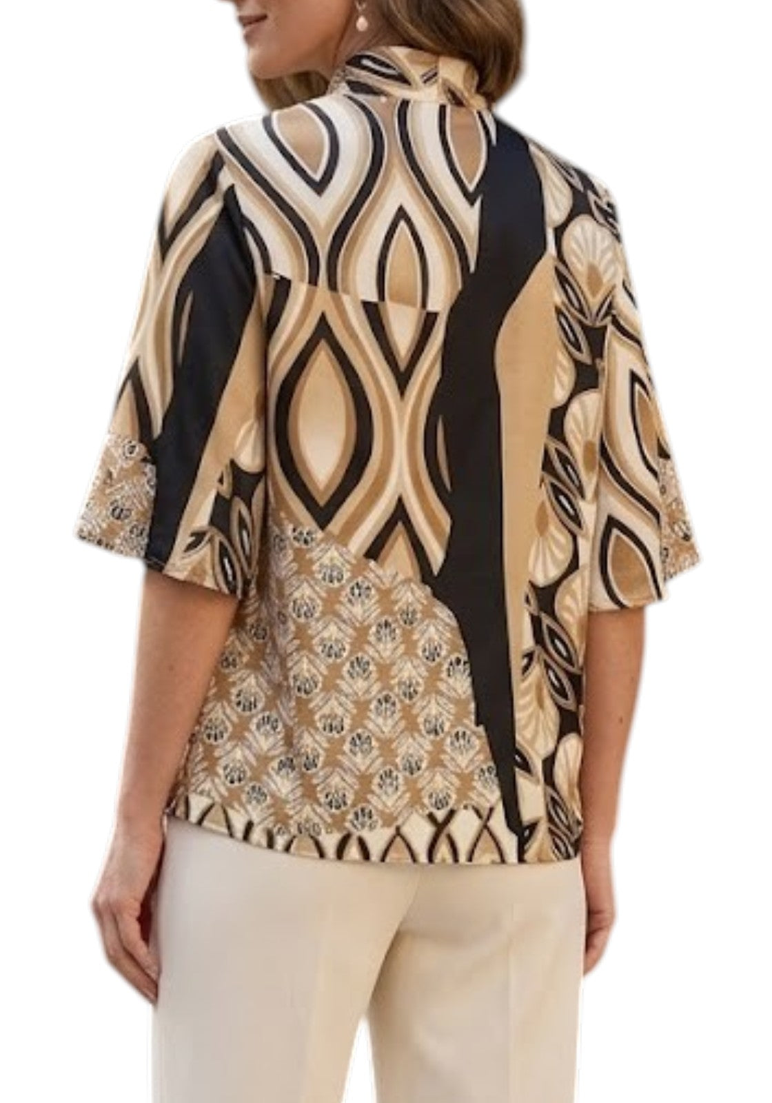 CAMICIE Beige/nero Cafenoir